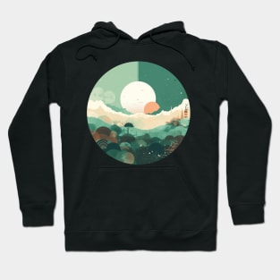 Mystical Emerald Lush Nature- Urban T-Shirt Hoodie